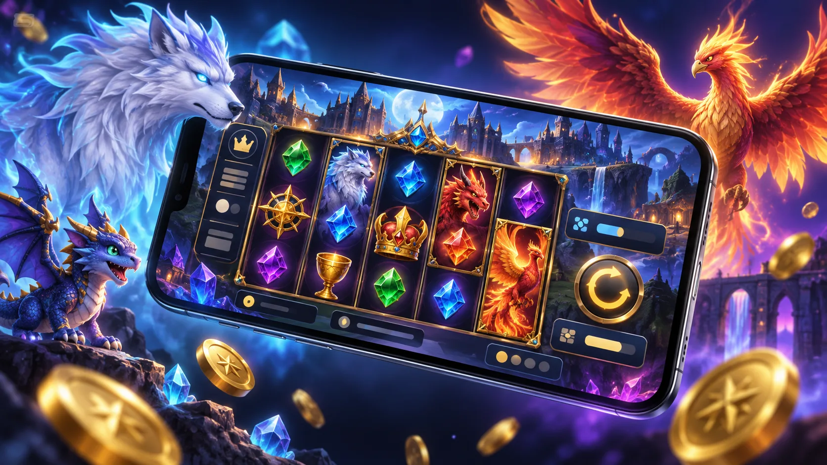 ภาพประกอบการประเมินเกมสล็อตบนโทรศัพท์มือถือ